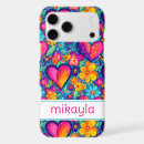 Search for colorful heart iphone cases Retro