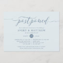 Search for postponement wedding invitations Modern