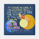 Search for august magnets Total solar eclipse