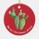 Search for cactus christmas tree decorations Red