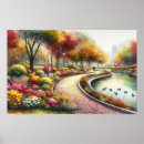 Search for fall scene posters Watercolor