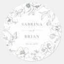 Search for butterfly wedding stickers Vintage