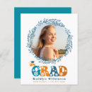 Search for wreath graduation invitations Botanical