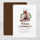 Search for fox birthday invitations Animals