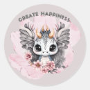 Search for little dragon stickers Cute