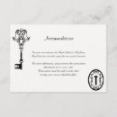 Search for lock and key party invitations Vintage