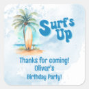 Search for beach birthday party stickers Blue