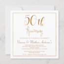 Search for golden wedding anniversary invitations Simple