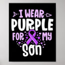 Search for epilepsy purple ribbon posters Wear