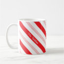 Search for peppermint stripe mugs Red and white