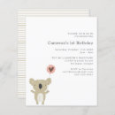 Search for koala bear birthday invitations Cute