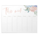 Search for weekly calendar notepads Pastel