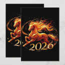 Search for chinese new year cards Fire horse