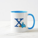 Search for x mugs Sesame street monogram