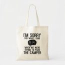 Search for funny camping tote bags Camper