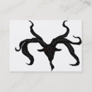Search for satan business cards Black
