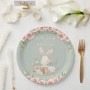 Search for bunny birthday plates Watercolor