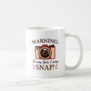 Search for funny camera mugs Warning