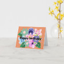 Search for pretty flower her birthday cards Watercolor