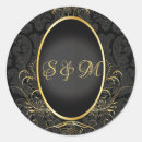 Search for gold black damask stickers Classy