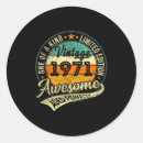 Search for made in 1971 stickers 55th