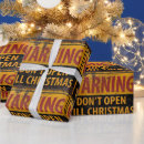 Search for do not open wrapping paper No peeking