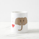 Search for i love elephants mugs Funny