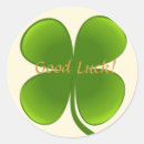 Search for 4 leaf clover good luck stickers St patricks day