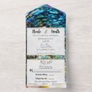 Search for iridescent wedding invitations Pearl
