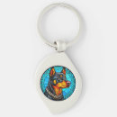 Search for dobermans key rings Dog