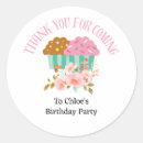 Search for cupcake thank you stickers Floral