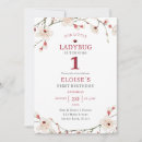 Search for cherry blossom birthday invitations Girl