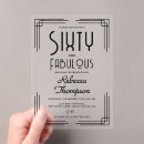 Search for 60 and fabulous sixty years invitations For her
