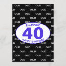 Search for funny old age birthday invitations Over the hill