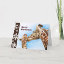 Search for zoo christmas cards Giraffe