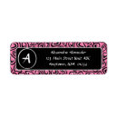 Search for pink leopard return address labels Modern