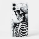 Search for skeleton art iphone cases Black