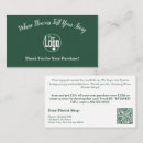 Search for thank you for your purchase discount cards Customer appreciation