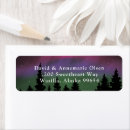 Search for northern lights return address labels Aurora borealis