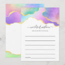 Search for baby shower words of wisdom advice cards Gold