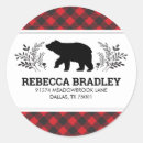 Search for buffalo plaid address stickers Lumberjack