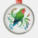 Search for lovebird christmas tree decorations Parrots