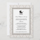 Search for damask baby shower invitations Stroller
