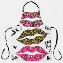 Search for leopard aprons Illustration