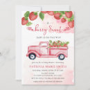 Search for pink and red baby shower invitations Berry sweet