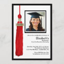 Search for red tassel graduation invitations Modern