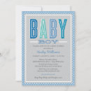 Search for blue and grey baby shower invitations For her
