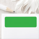 Search for green background return address labels Design