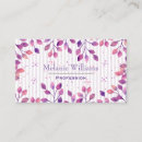 Search for leaves business cards Nature