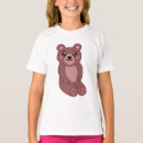 Search for brown bear tshirts Kawaii